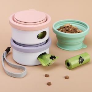 Wholesale 150ml Silicone Collapsible Dog Bowl OEM ODM Fold Up Dog Bowl Pet Feeder from china suppliers
