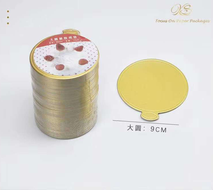 Aluminium Gold Foil Mousse Paper Cake Base Dessert Holding paper cake base cake drum boards