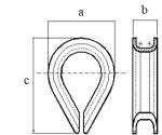 Steel/ Stainless Cable Thimble