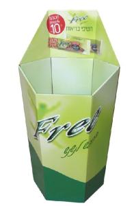 Wholesale Commercial Shop Dump Bins , Durable Cardboard Display Cubes For Chocolate from china suppliers