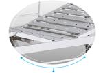 2130 * 960 * 500mm Hospital Folding Bed Height Adjustable For Patients