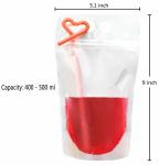 Restaurant Party Liquid Packaging Pouch 160z 32oz With Handle
