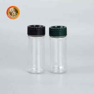 Wholesale Empty Clear Plastic Spice Bottles 100Ml 250Ml PET Salt Shaker Seasoning Jars Bulk from china suppliers