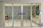Home Apartments Aluminum Sliding Doors Water Resistant Heat Insulation