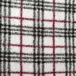 100% Polyester Plaid Printed Sherpa Fabric For Blanket Toys Garment Classic