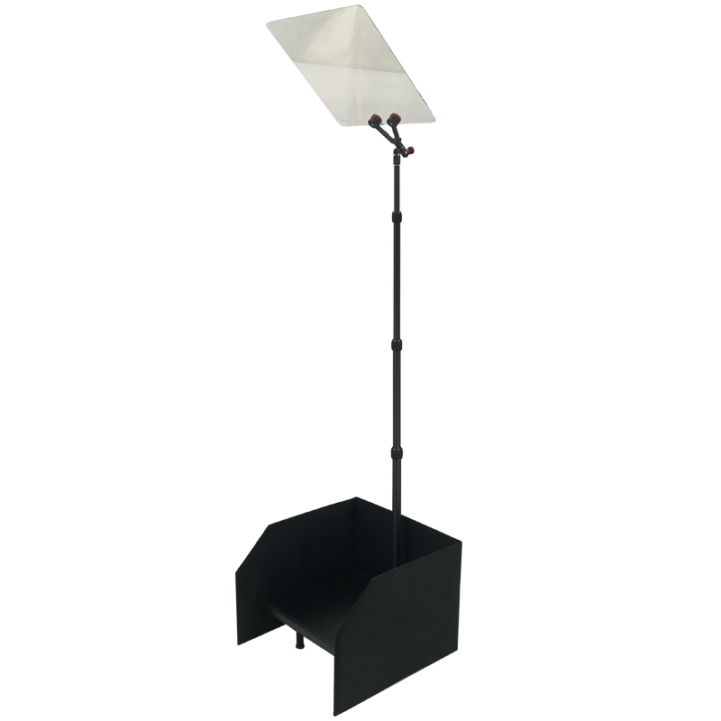24 inch Dual Screen TV Broadcast Studio Equipment with Wireless Remoter and Built-in Prompter