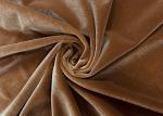 320GSM Micro Velvet Fabric / 92% Polyester Velvet Fabric for Home Textile Bronze