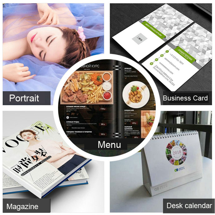 115gr 128gr 157gr C2S Art Paper For Business Card Two Side Glossy 700 * 1000mm
