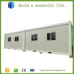 Flexible and Security Mobile Light Steel Prefab Container House for sales