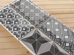 Gray 75x152mm ISO 9001 Indoor Wall Bread Tiles For Kitchen and Bathroom