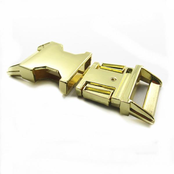 Pet Accessories Hardware Metal Dog Collar Side Quick Release Buckle For Dog Leash and Backpack