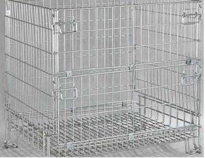 Wholesale Metal Dump Bin Steel Mesh Storage Cages from china suppliers