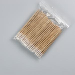 Wholesale Wooden Stick Micro Pointed Cotton Swab 1mm Lint Free For Cleaning from china suppliers
