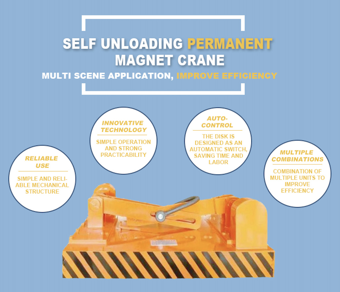 5 Ton Permanent Magnetic Lifter For Transporting Iron
