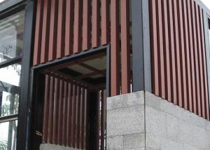 Wholesale Aluminium WPC Decorative Wall Panel Tube WPC Wood Slat Panel from china suppliers