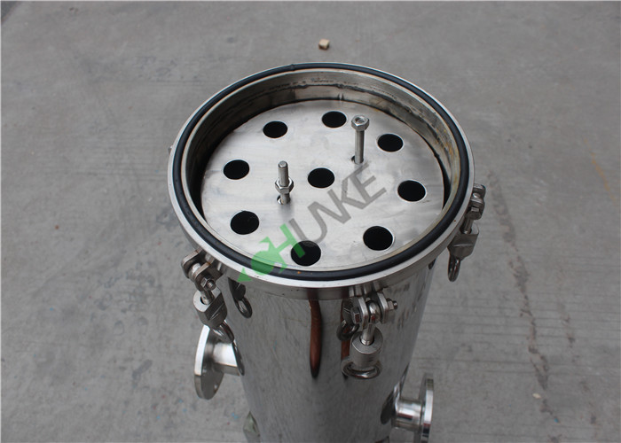 304 316L Stainless Steel Cartridge Filter Housing With 10'' 20'' 30'' 40'' Length