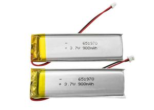 Wholesale 3.7V 900mAh 651970 Polymer Battery Cell Lipo Battery Pack Rechargeable Batteries from china suppliers