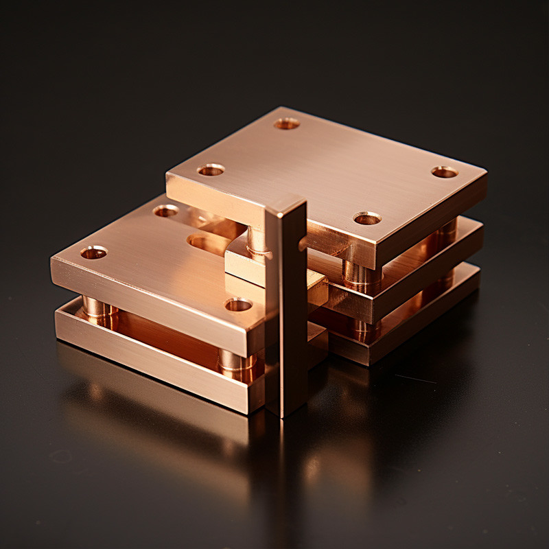 Custom Precision CNC Milling Parts Copper CNC Machining Service