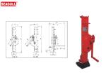 1.5 ton - 25 ton Mechanical Construction Small Lifting Jack With Long Working