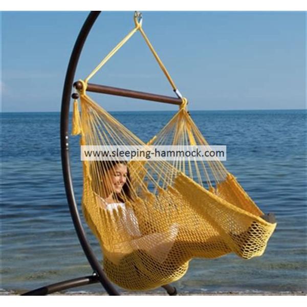 All Weather Versatile Grand Caribbean Lounge Hammock Chair Swing Soft Spun Polyester Rope