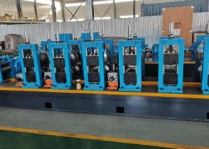 Wholesale Thickness 2.5 Mm Blue Color Welded Pipe Mill Max Speed 100 M / Min from china suppliers