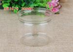 Plastic Clear Cookie Jar Candy Canister Food Storage With Matal Pull Tab Lid