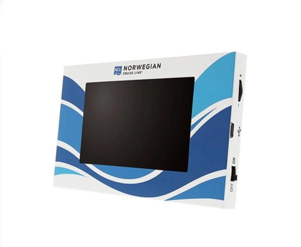 Custom print 7inch LCD Video Box for Advertising Displayer, 7 inch video screen