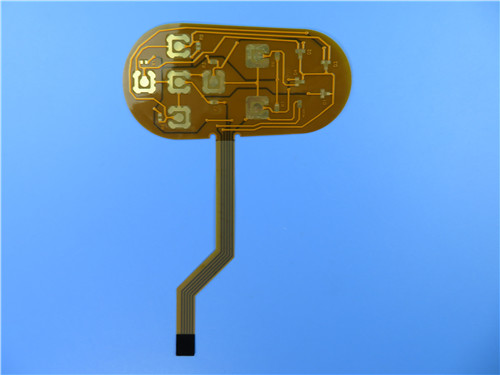Polyimide 25um 0.2mm Flexible PCB Board For Capacitive Touch Screen