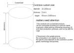Foam Paper Composite Cans 200mm Diameter 2mm Thickness Embossed