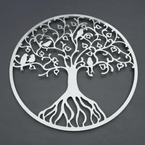 Wholesale Modern Metal Wall Sculpture Tree Of Life Stainless Steel Hanging Wall Art from china suppliers