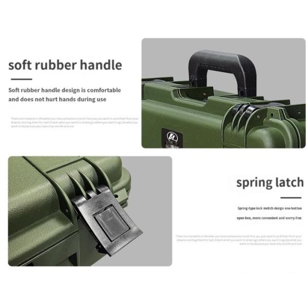 Rainproof Custom Tool Box with 450*360*248mm External Size and 420*300*200mm Inner Size for Multi Purpose Use