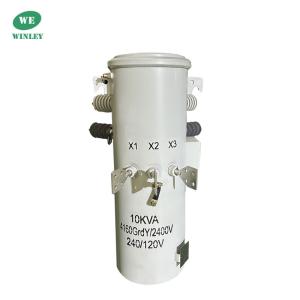 Wholesale 10KVA Single Phase Pole Mounted Distribution Transformer Oil immersed 4160V Manufacturer from china suppliers