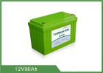 Durable LiFePO4 Deep Cycle Marine Battery 12V80Ah Prismatic Cell Series