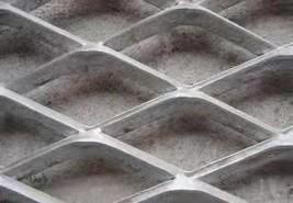 Wholesale Anti Skid Expanded Wire Mesh , Q235 Platform Pedal Metal Diamond Mesh 25x50mm from china suppliers
