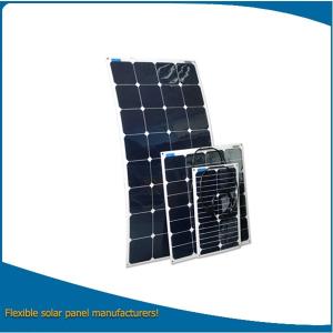 Wholesale 150w semi flexible solar panel, 3mm thickness solar panel flexible with controller for RV, Boats, Golf Car from china suppliers