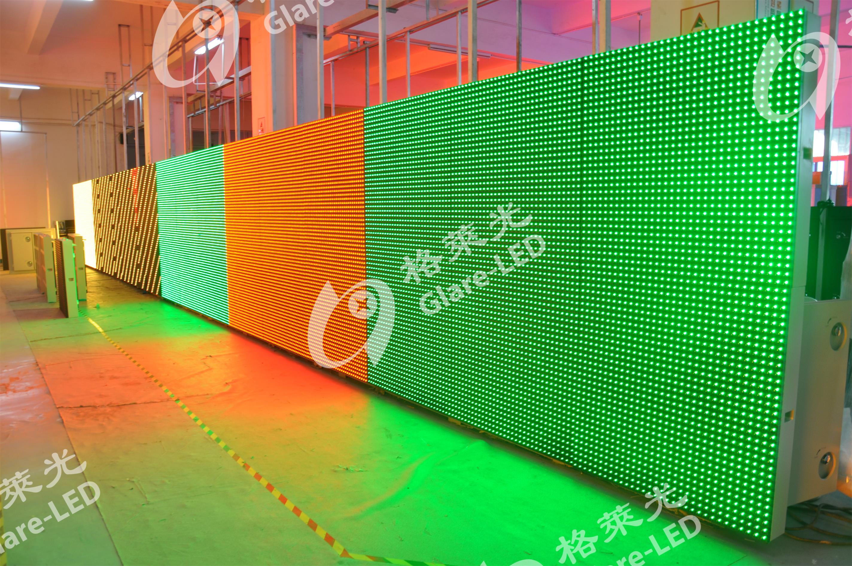 High Brightness Single Color LED Display Module P10 P16 P20 For City Road Gantry Top