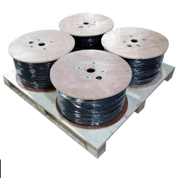 Black / Red 6mm2 Inner Conductor Photovoltaic Direct Current Cable for Solar