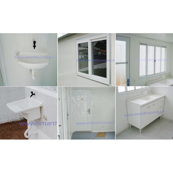 Foldable Modular Prefabricated Housing/ White Portable Emergency Family Shelters ADU