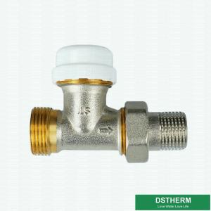 Wholesale Customized Heavier Type Male Female Union Grey Classic Heating Brass Thermostatic Radiator Valve from china suppliers