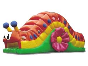 Wholesale Inflatable Rolling Snail Tunnel Obstacle Challenges , Inflatable Amusement Park from china suppliers