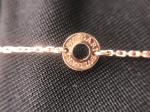 brand jewelry gold necklace 18kt gold with white gold or yellow gold or pink