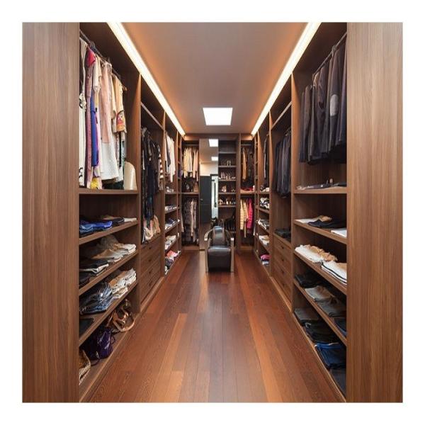 Modern Style Wooden Storage Bedroom Wardrobes Closet for Customization