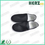4 Holes PVC Sole Canvas ESD Anti Static Shoes For Cleanroom Working