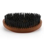 Extension Hair Wave Brush For 540 Wooden Curve Handle Brown Synthetic Fiber