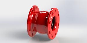 Wholesale Flange Connection High Grade DI Check Valve For Exceptional Durability from china suppliers