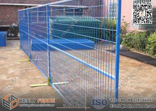 blue color portable mesh fencing