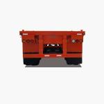 40FT 2 Axles Flat Bed Semi Trailer Versatile Reliable