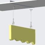 Zinc Alloy Connect Absorber Anchor Wall Acoustic Panels Wire Suspended Ceiling