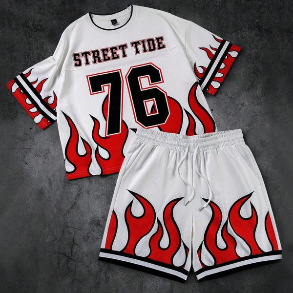 Custom Soccer Polyester Tracksuit t Shirt Jersey Summer Short Set Sportwear Mesh