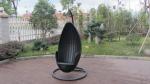 Aluminum Frame Rattan Swing Chair